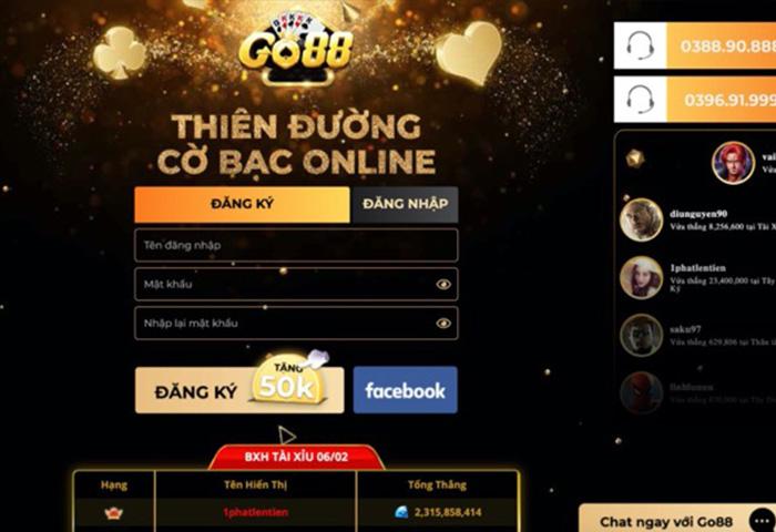 Review đánh giá Go88 - Game bài đổi thưởng hàng đầu châu Á
