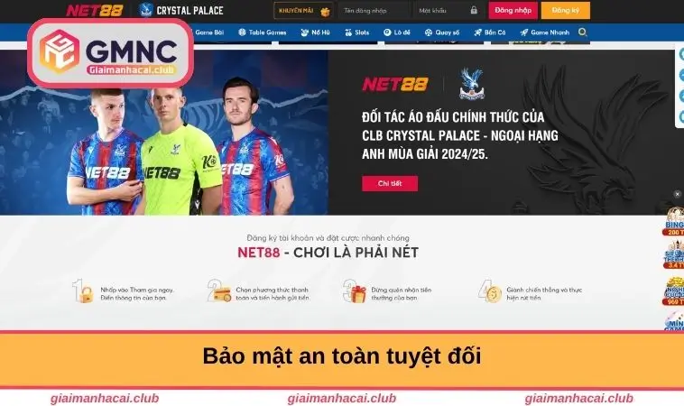 NET88 – Trải Nghiệm Cá Cược Uy Tín, An Toàn Và Hấp Dẫn 3 Bảo mật an toàn tuyệt đối