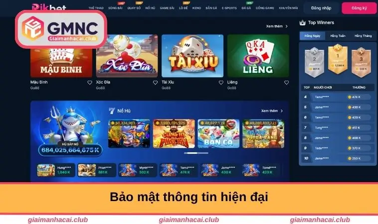RIKBET – Trải Nghiệm Cược Online Đỉnh Cao Không Thể Bỏ Lỡ 2 Bảo mật thông tin hiện đại