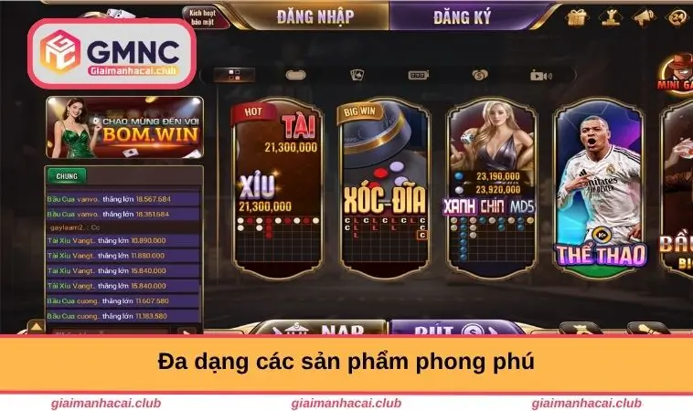 Đa dạng các sản phẩm phong phú