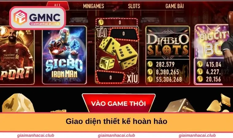 MANCLUB – Nơi Giải Trí Minh Bạch, Đa Dạng Và Hấp Dẫn 1 Giao diện thiết kế hoàn hảo