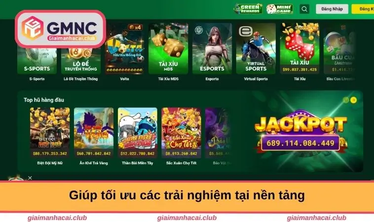 Giúp tối ưu các trải nghiệm tại nền tảng