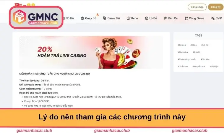 Lý do nên tham gia các chương trình này