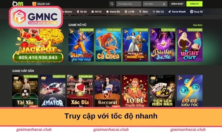 Q88 – Nền Tảng Giải Trí Trực Tuyến Hàng Đầu Cho Người Việt 1 Truy cập với tốc độ nhanh
